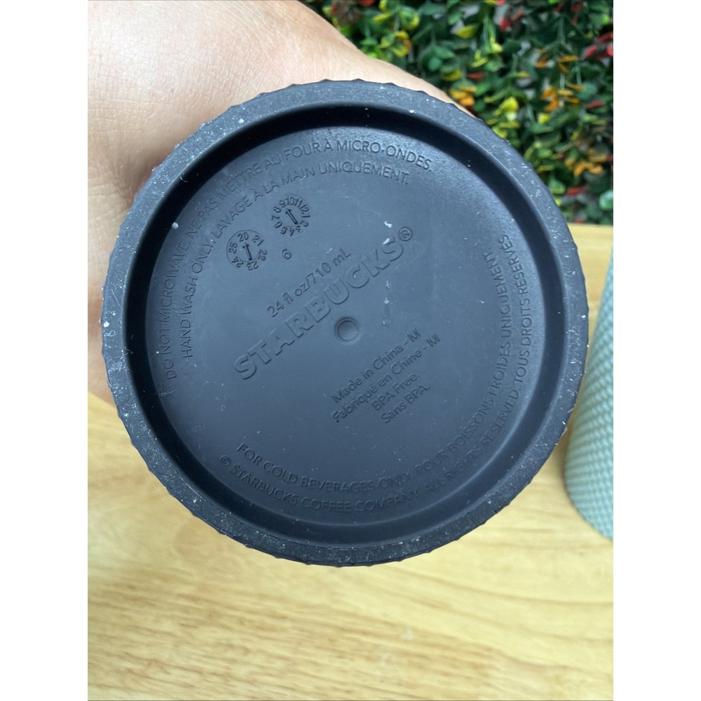 Starbucks Jelly‎ Studded Tumbler Lot 4 Matte Black Mint Honeycomb 24 oz Holidays - Picture 10 of 11